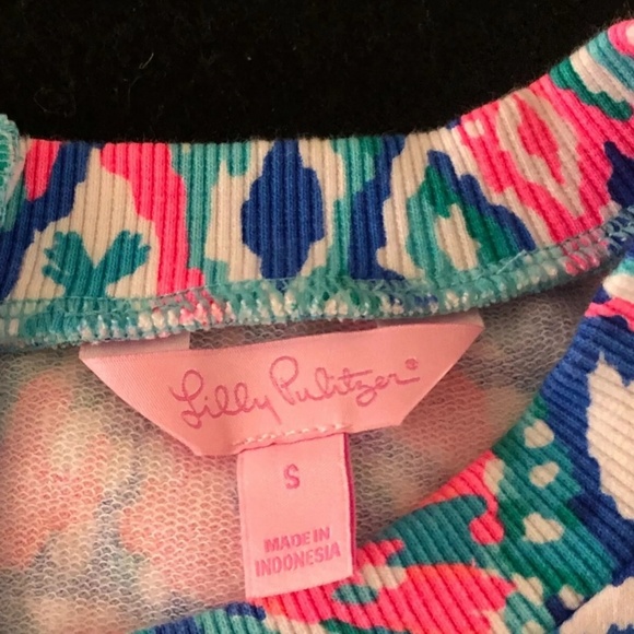 Lilly Pulitzer Set Crop Top and skort - Picture 2 of 5